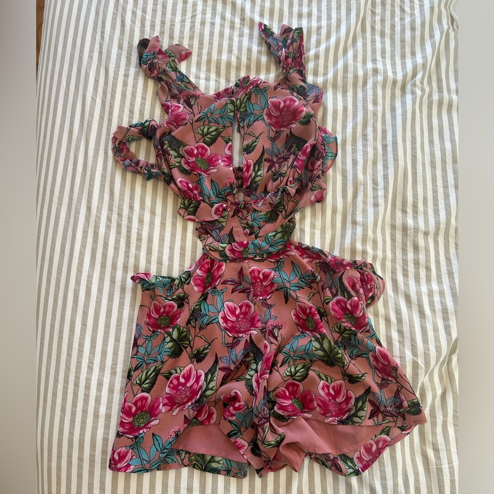 For Love & Lemons Floral Romper